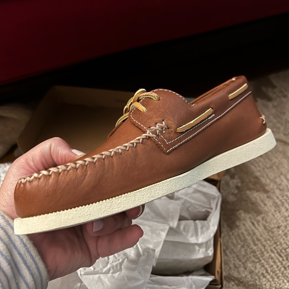 Men’s Sperry Top-Sider - leather tan in color - size 7M